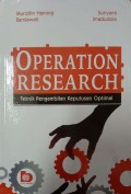 Operation Research: Teknik Pengambilan Keputusan Optimal